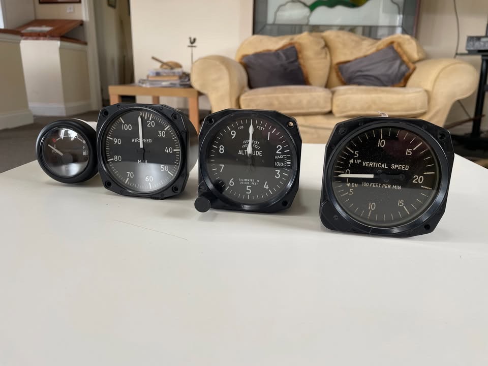 Various Microlight Aviation Gauges aircraft part